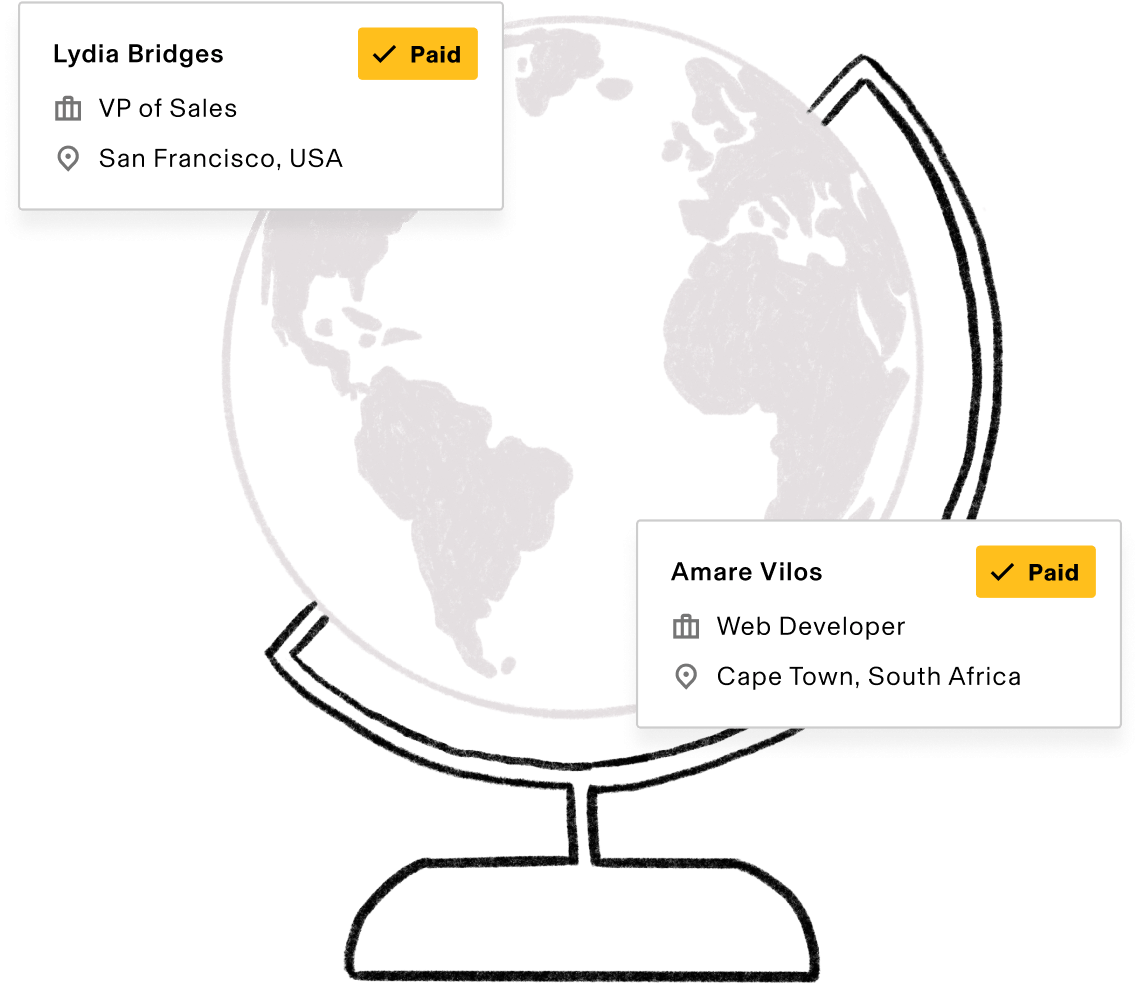 Pay your employees around the globe
